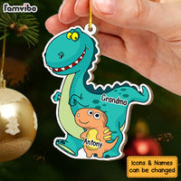 Personalized Gift For Grandson Dinosaur Ornament 29271 thumb 1