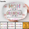 Personalized Gift For Grandma Floral Theme Plate 29274 1