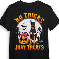Personalized Halloween Gift For Dog Lover Just Treats Shirt - Hoodie - Sweatshirt 29275 thumb 1