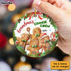 Personalized Gift Grandma's Cookies Christmas Wreaths Circle Ornament 29276 1
