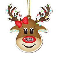 Personalized Gift For Grandkid Reindeer Christmas Ornament 29282 thumb 1