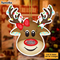 Personalized Gift For Grandkid Reindeer Christmas Ornament 29282 thumb 1