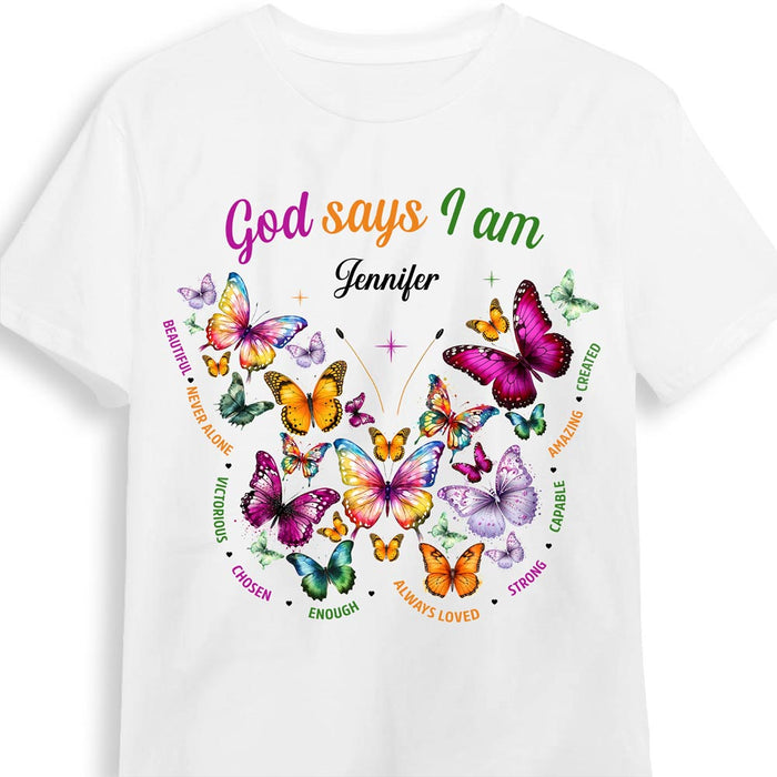 Personalized God Says I Am Daughter Shirt - Hoodie - Sweatshirt 29283 1