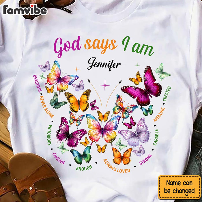 Personalized God Says I Am Daughter Shirt - Hoodie - Sweatshirt 29283 1