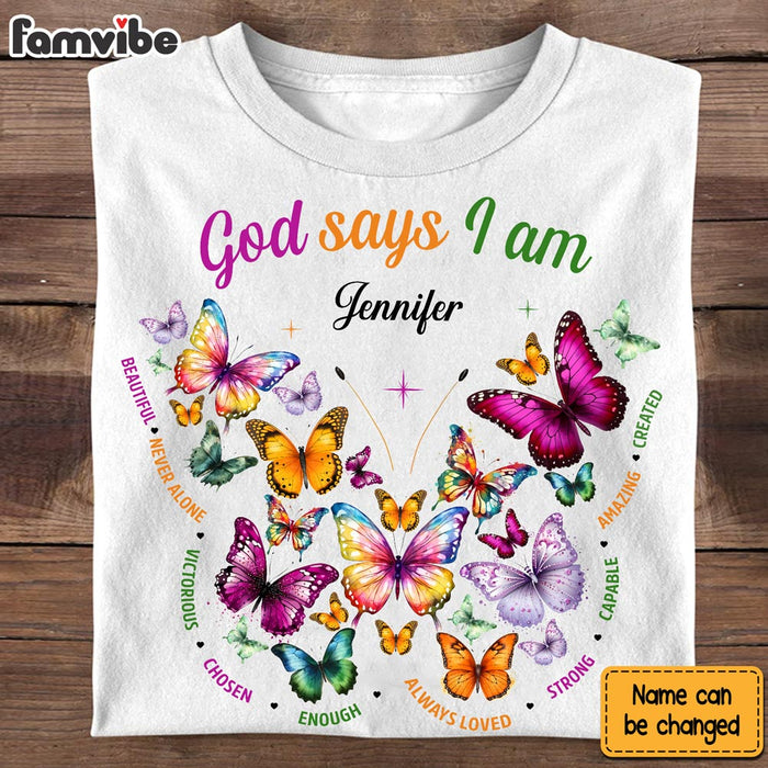 Personalized God Says I Am Daughter Shirt - Hoodie - Sweatshirt 29283 1