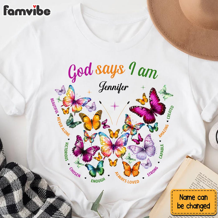 Personalized God Says I Am Daughter Shirt - Hoodie - Sweatshirt 29283 1