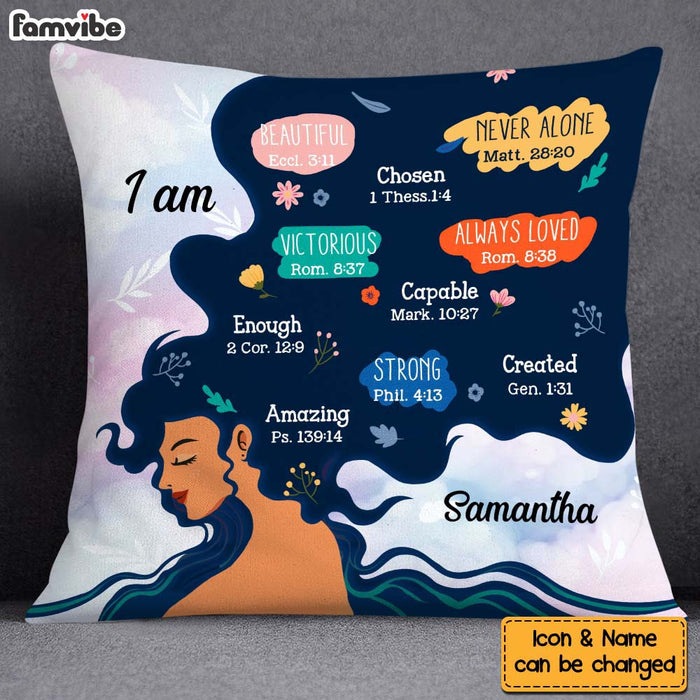 Personalized I Am Affirmation Daughter Pillow 29285 1