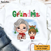 Personalized Gift For Grandma Christmas Shirt - Hoodie - Sweatshirt 29296 thumb 1