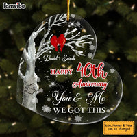 Personalized You And Me We Got This Heart Ornament 29300 thumb 1
