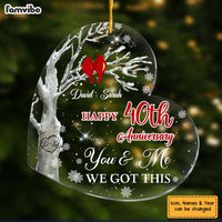 Personalized You And Me We Got This Heart Ornament 29300 thumb 1