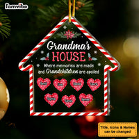 Personalized Christmas Gift Grandma's House 2 Layered Wood Ornament 29303 thumb 1
