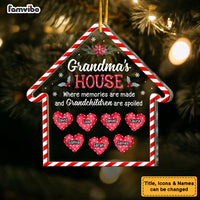 Personalized Christmas Gift Grandma's House 2 Layered Wood Ornament 29303 thumb 1
