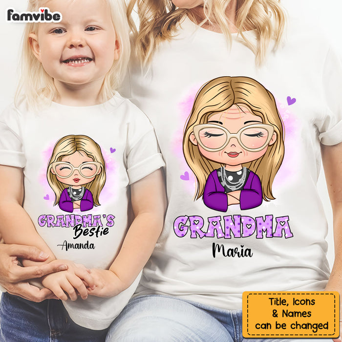 Personalized Gift For Grandma And Kid Matching Adult And Kid Tee 29305 1