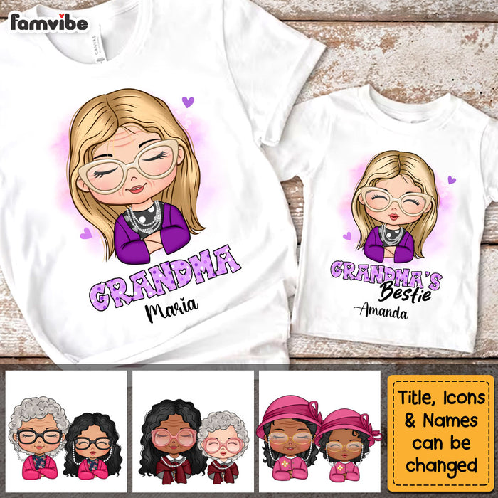 Personalized Gift For Grandma And Kid Matching Adult And Kid Tee 29305 1