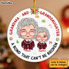 Personalized Christmas Gift For Grandma A Bond That Can't Be Broken Circle Ornament 29309 1