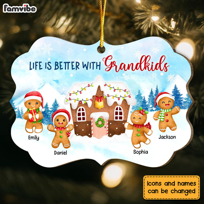 Personalized Christmas Gingerbread Gift For Grandma Benelux Ornament 29320 1
