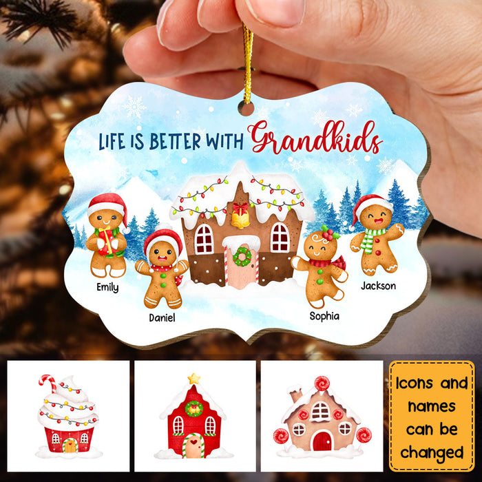 Personalized Christmas Gingerbread Gift For Grandma Benelux Ornament 29320 1