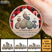 Personalized Family Christmas This Is Us Circle Ornament 29321 thumb 1