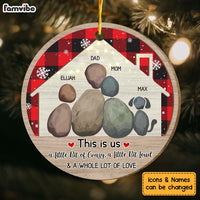 Personalized Family Christmas This Is Us Circle Ornament 29321 thumb 1