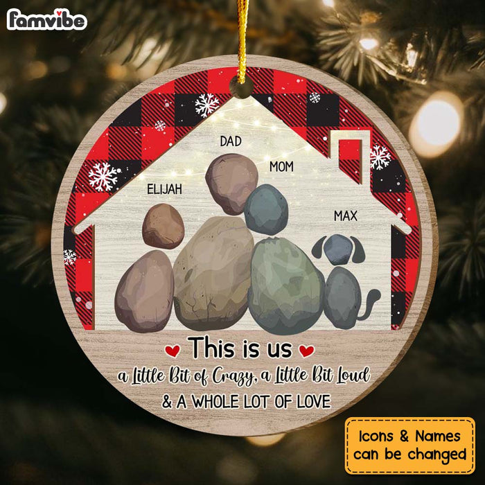 Personalized Family Christmas This Is Us Circle Ornament 29321 1