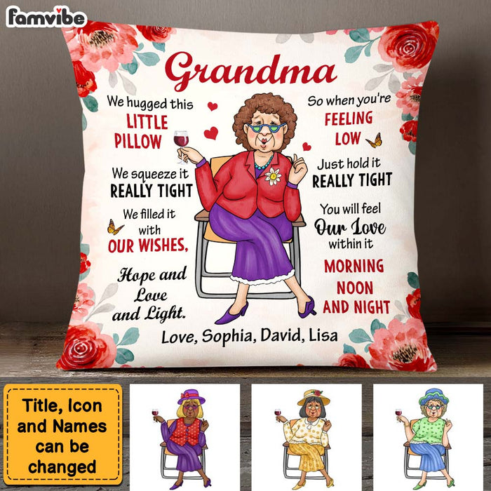 Personalized Gift For Grandma Hug This Pillow 29323 1