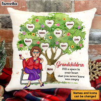 Personalized Gift For Grandma Granchildren Fill Your Heart Pillow 29324 thumb 1