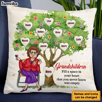 Personalized Gift For Grandma Granchildren Fill Your Heart Pillow 29324 thumb 1