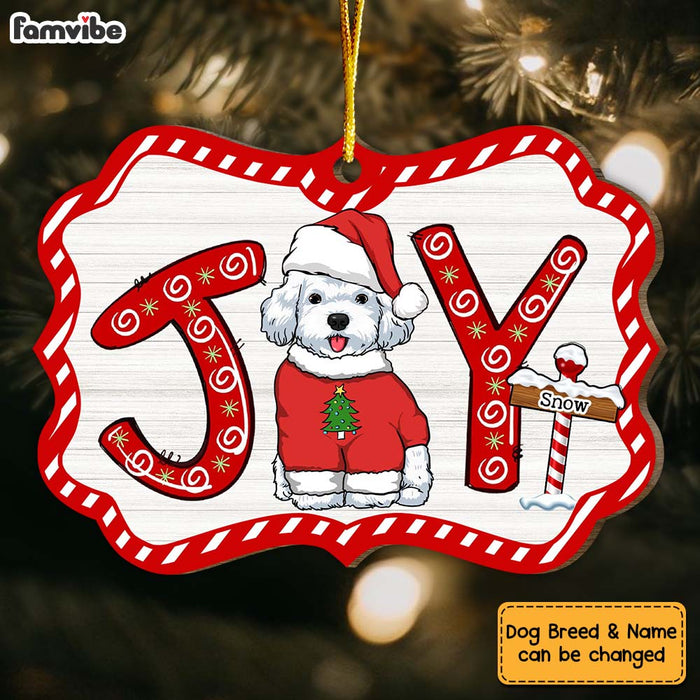 Personalized Gift For Dog Lover Christmas Joy Benelux Ornament 29329 1