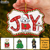 Personalized Gift For Dog Lover Christmas Joy Benelux Ornament 29329 1