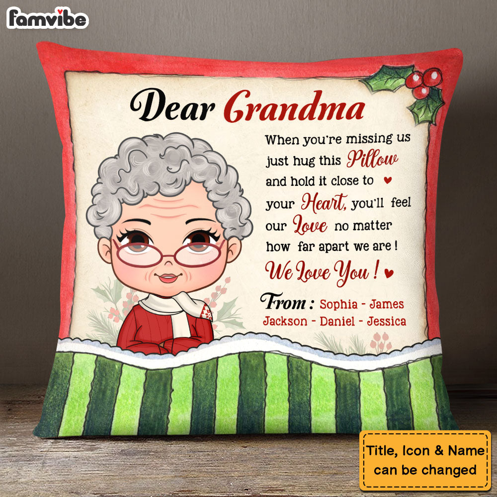 Personalized Gift For Grandma Hug This Pillow 29331 Primary Mockup
