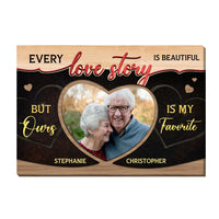 Personalized Gift For Couple Every Love Story Is Beautiful Canvas 29332 thumb 1