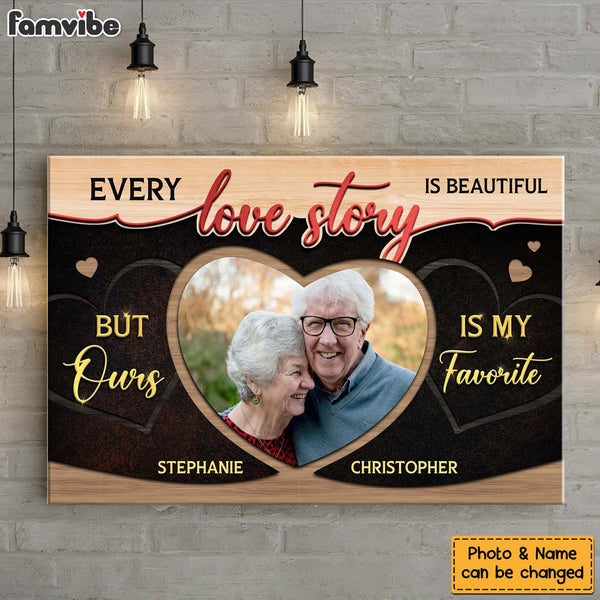 Every Love Story Is Beautiful, Photo Collage For Couples, Personalized -  PersonalFury