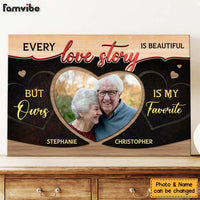 Personalized Gift For Couple Every Love Story Is Beautiful Canvas 29332 thumb 1