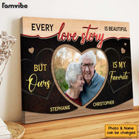 Personalized Gift For Couple Every Love Story Is Beautiful Canvas 29332 thumb 1