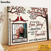Personalized Anniversary Every Love Story Is Beautiful But Ours Is My Favorite Canvas 29333 thumb 1