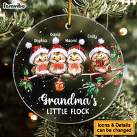 Personalized Grandma's Little Flock Circle Ornament 29351 thumb 1