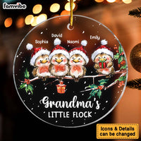 Personalized Grandma's Little Flock Circle Ornament 29351 thumb 1