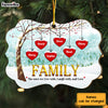 Personalized Gift For Family 'The Ones We Live With' Christmas Benelux Ornament 29356 1