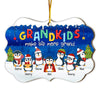 Personalized Penguin Christmas Gift For Grandma Benelux Ornament 29361 1