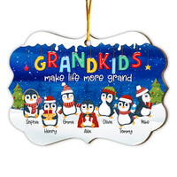 Personalized Penguin Christmas Gift For Grandma Benelux Ornament 29361 thumb 1