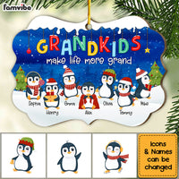 Personalized Penguin Christmas Gift For Grandma Benelux Ornament 29361 thumb 1