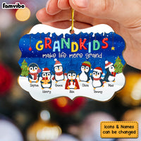 Personalized Penguin Christmas Gift For Grandma Benelux Ornament 29361 thumb 1