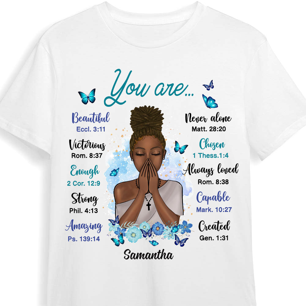 Personalized Gift For Daughter You Are Bible Verses Shirt Hoodie Sweatshirt 29362 Primary Mockup