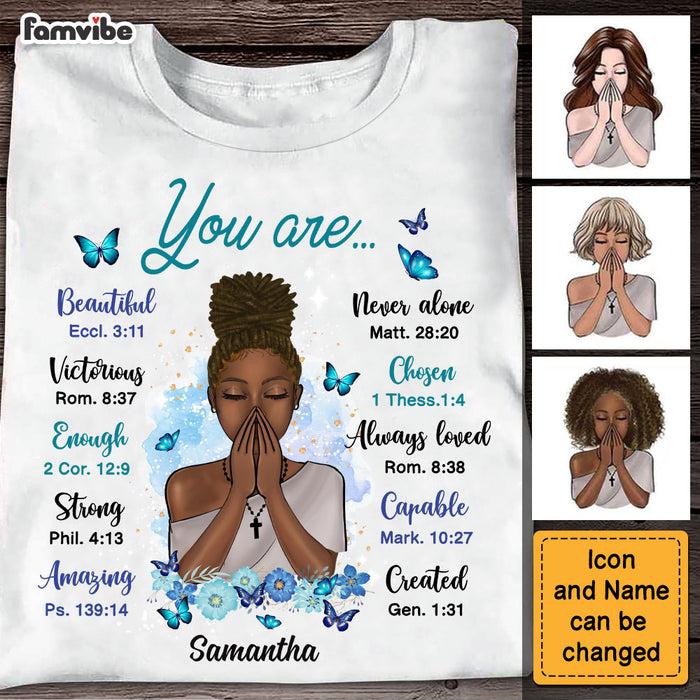 Personalized Gift For Daughter You Are Bible Verses Shirt - Hoodie - Sweatshirt 29362 1