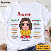 Personalized Gift For Daughter Cartoon You Are Bible Verses Shirt - Hoodie - Sweatshirt 29364 thumb 1