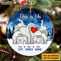 Personalized Gift For Family This Is Us Christmas Circle Ornament 29366 thumb 1