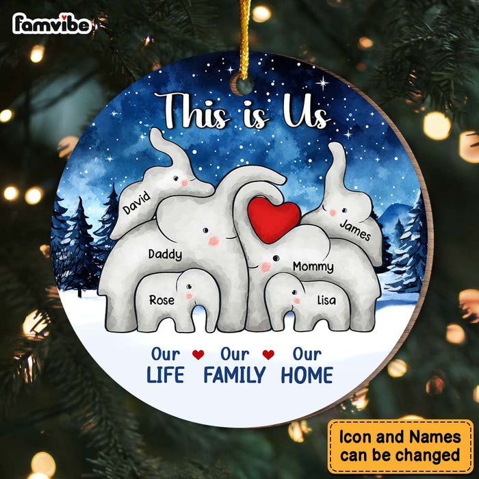 Personalized Gift For Family This Is Us Christmas Circle Ornament 29366 1