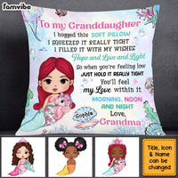 Personalized To My Granddaughter Mermaid Pillow 29370 thumb 1