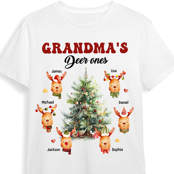 Personalized Reindeer Christmas Gift For Grandma Shirt - Hoodie - Sweatshirt 29372 1