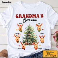Personalized Reindeer Christmas Gift For Grandma Shirt - Hoodie - Sweatshirt 29372 thumb 1